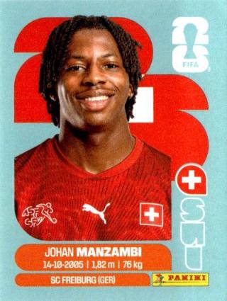 Johan Manzambi – FIFA World Cup 2026 - Standard Edition, Nr. SUI15
