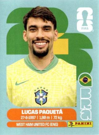 Lucas Paquetá – FIFA World Cup 2026 - Standard Edition, Nr. BRA9