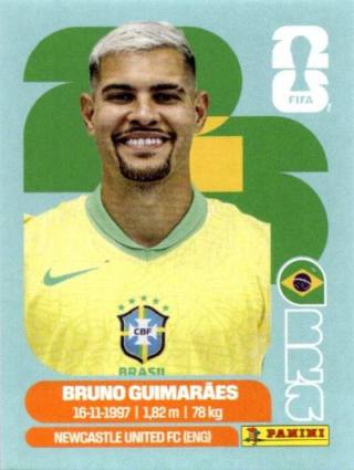 Bruno Guimarães – FIFA World Cup 2026 - Standard Edition, Nr. BRA11