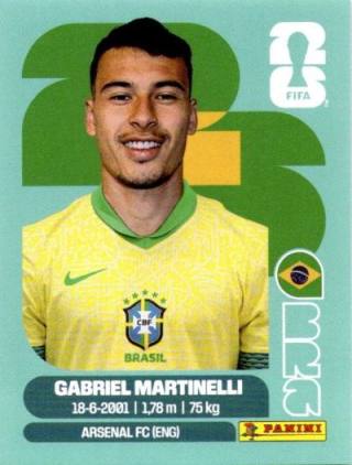 Gabriel Martinelli – FIFA World Cup 2026 - Standard Edition, n. BRA18