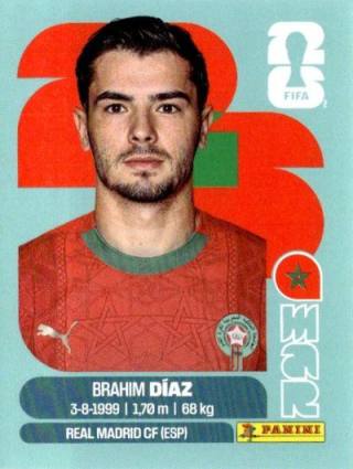 Brahim Abdelkader Díaz – FIFA World Cup 2026 - Standard Edition, Nr. MAR19