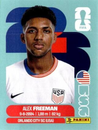 Alex Freeman – FIFA World Cup 2026 - Standard Edition, Nr. USA6