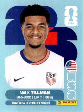 Malik Tillman – FIFA World Cup 2026 - Standard Edition, Nr. USA15