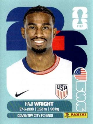 Haji Wright – FIFA World Cup 2026 - Standard Edition, Nr. USA19