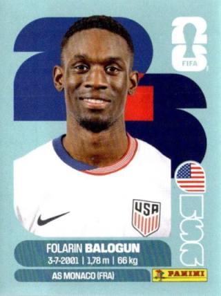 Folarin Balogun – FIFA World Cup 2026 - Standard Edition, Nr. USA20