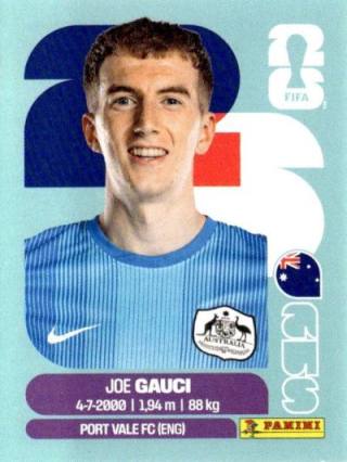 Joe Gauci – FIFA World Cup 2026 - Standard Edition, Nr. AUS3