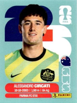 Alessandro Circati – FIFA World Cup 2026 - Standard Edition, Nr. AUS5