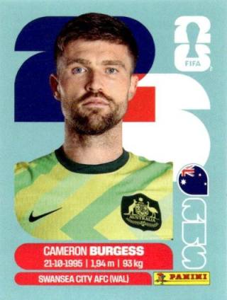 Cameron Burgess – FIFA World Cup 2026 - Standard Edition, Nr. AUS8
