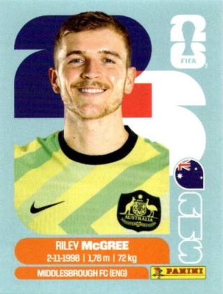 Riley McGree – FIFA World Cup 2026 - Standard Edition, Nr. AUS12