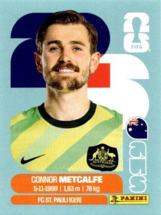 Connor Metcalfe – FIFA World Cup 2026 - Standard Edition, Nr. AUS15