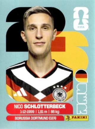 Nico Schlotterbeck – FIFA World Cup 2026 - Standard Edition, Nr. GER5