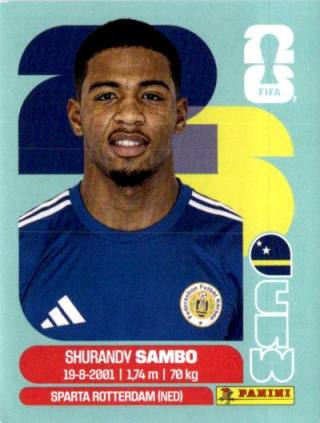 Shurandy Sambo – FIFA World Cup 2026 - Standard Edition, Nr. CUW8