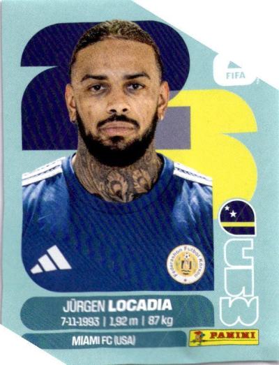 Jürgen Locadia – FIFA World Cup 2026 - Standard Edition, no. CUW17