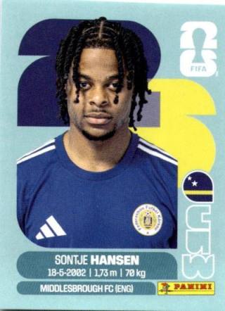 Sontje Hansen – FIFA World Cup 2026 - Standard Edition, Nr. CUW20