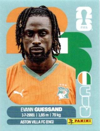 Evann Guessand – FIFA World Cup 2026 - Standard Edition, Nr. CIV19