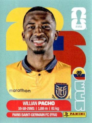 Willian Pacho – FIFA World Cup 2026 - Standard Edition, Nr. ECU6