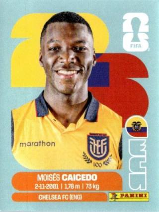 Moisés Caicedo – FIFA World Cup 2026 - Standard Edition, Nr. ECU9