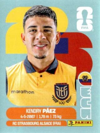 Kendry Páez – FIFA World Cup 2026 - Standard Edition, Nr. ECU11