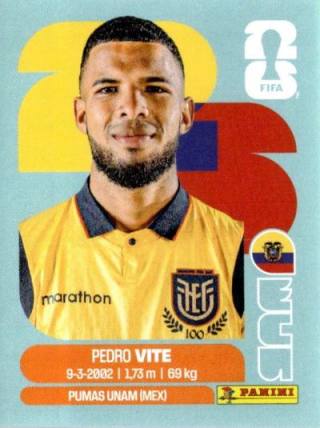 Pedro Vite – FIFA World Cup 2026 - Standard Edition, Nr. ECU12