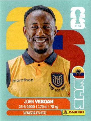 John Yeboah – FIFA World Cup 2026 - Standard Edition, Nr. ECU14