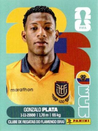 Gonzalo Plata – FIFA World Cup 2026 - Standard Edition, Nr. ECU16