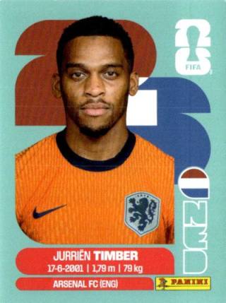 Jurriën Timber – FIFA World Cup 2026 - Standard Edition, Nr. NED5