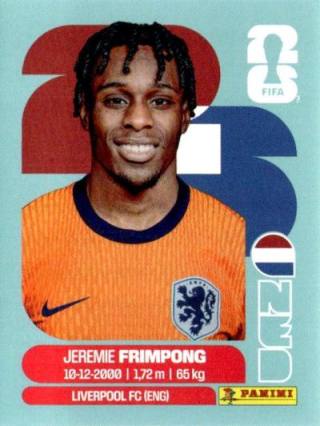 Jeremie Frimpong – FIFA World Cup 2026 - Standard Edition, Nr. NED8