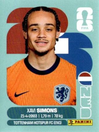 Xavi Simons – FIFA World Cup 2026 - Standard Edition, Nr. NED15