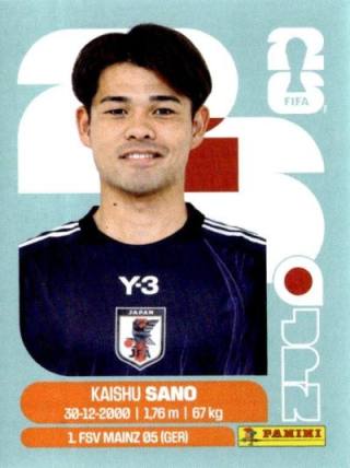 Kaishū Sano – FIFA World Cup 2026 - Standard Edition, Nr. JPN8