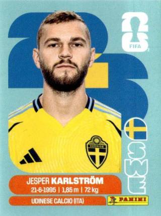 Jesper Karlström – FIFA World Cup 2026 - Standard Edition, Nr. SWE10
