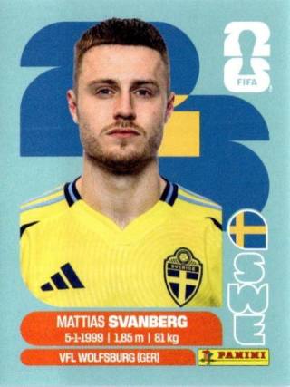 Mattias Svanberg – FIFA World Cup 2026 - Standard Edition, Nr. SWE12