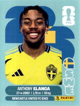 Anthony Elanga – FIFA World Cup 2026 - Standard Edition, Nr. SWE18