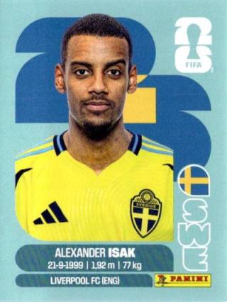 Alexander Isak – FIFA World Cup 2026 - Standard Edition, Nr. SWE19