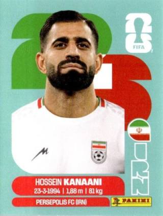Hossein Kanaanizadegan – FIFA World Cup 2026 - Standard Edition, Nr. IRN8