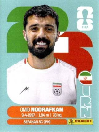 Omid Noorafkan – FIFA World Cup 2026 - Standard Edition, Nr. IRN14
