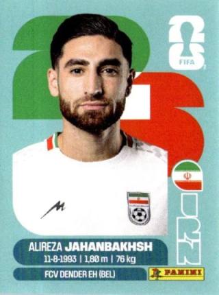 Alireza Jahanbakhsh – FIFA World Cup 2026 - Standard Edition, Nr. IRN19