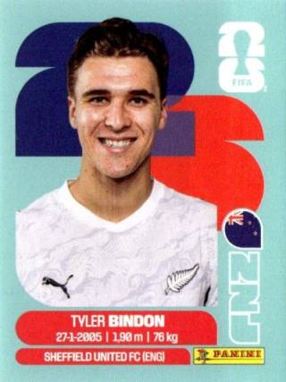Tyler Bindon – FIFA World Cup 2026 - Standard Edition, Nr. NZL7