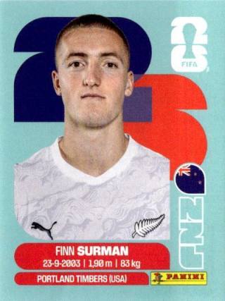 Finn Surman – FIFA World Cup 2026 - Standard Edition, Nr. NZL9