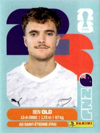 Ben Old – FIFA World Cup 2026 - Standard Edition, Nr. NZL16