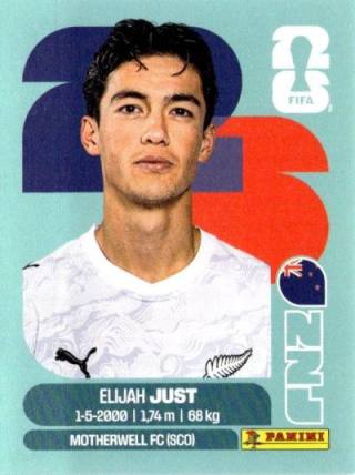 Elijah Just – FIFA World Cup 2026 - Standard Edition, Nr. NZL18