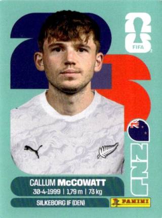 Callum McCowatt – FIFA World Cup 2026 - Standard Edition, Nr. NZL19