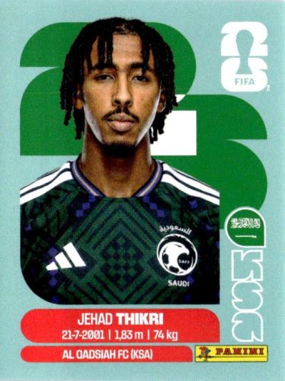 Jehad Thakri – FIFA World Cup 2026 - Standard Edition, no. KSA6