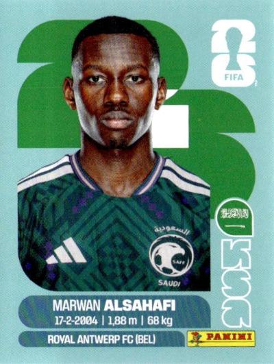 Marwan Al-Sahafi – FIFA World Cup 2026 - Standard Edition, no. KSA15