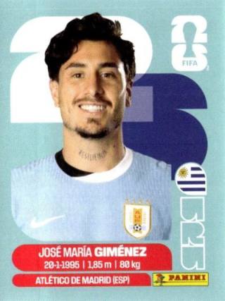 José María Giménez – FIFA World Cup 2026 - Standard Edition, no. URU5