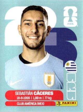 Sebastián Cáceres – FIFA World Cup 2026 - Standard Edition, Nr. URU6