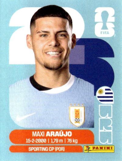 Maximiliano Araújo – FIFA World Cup 2026 - Standard Edition, no. URU16