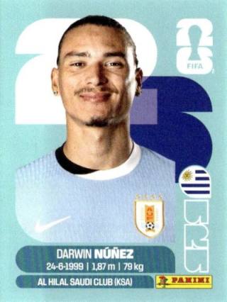Darwin Núñez – FIFA World Cup 2026 - Standard Edition, Nr. URU17