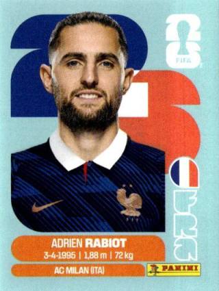 Adrien Rabiot – FIFA World Cup 2026 - Standard Edition, Nr. FRA12