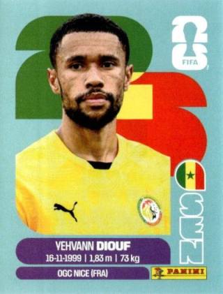 Yehvann Diouf – FIFA World Cup 2026 - Standard Edition, Nr. SEN3