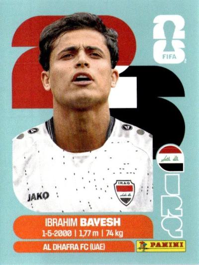Ibrahim Bayesh – FIFA World Cup 2026 - Standard Edition, no. IRQ11